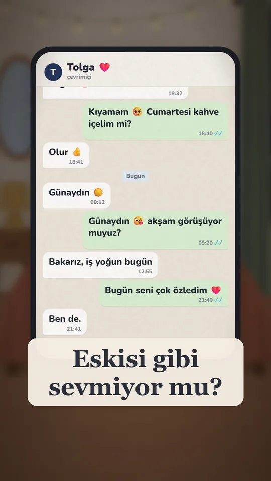 “Eskisi gibi sevmiyor mu?” videosunun kapak görseli